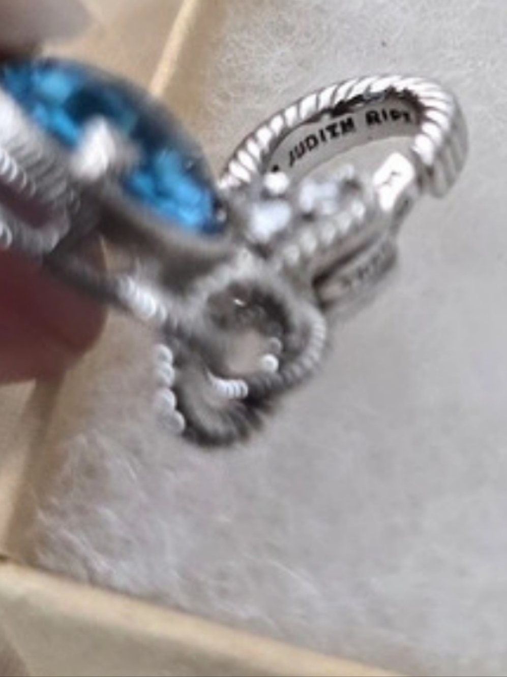 Authentic Judith Ripka Signed Sterling Silver Multi-Gemstone Link Bracelet 8" - Picture 4 of 8